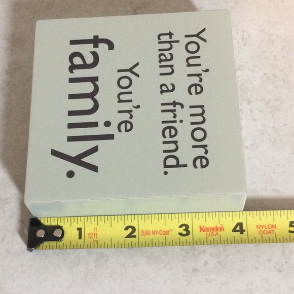 Hallmark 4” You’re More Than a Friend sign - Picture 5 of 6